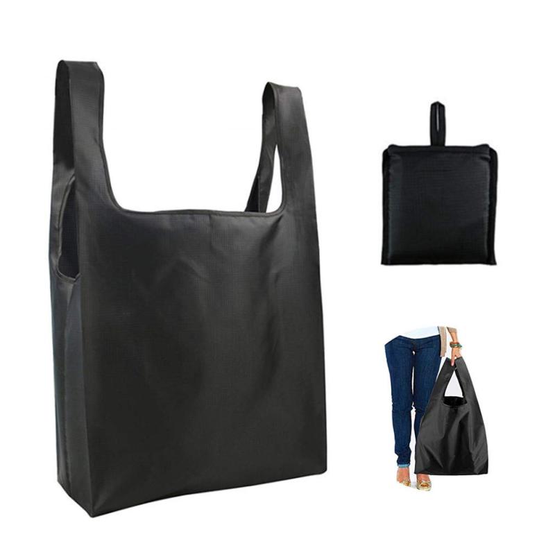 [Morices] 再利用可能 黒 ショッピングバッグ 多機能 折りたたみ式 丈夫 買い物バッグ 防水 エコバッグ 大容量 トートバッグ 収納バッグ 50ポンドまで耐えられます ために 屋外 ホーム 日常使