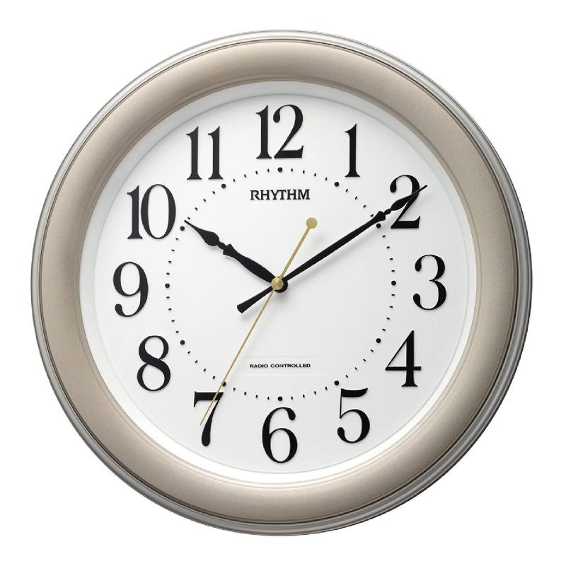 リズム(RHYTHM) 掛け時計 電波時計 静かな 連続秒針