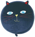 plune. プルーン クッション ミミココモモ ラウンド 円型 丸形 北欧 おしゃれ かわいい アニマル ねこ ネコ ごろ寝 プレゼント 38cm円形×厚さ1...