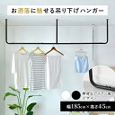ハンガー バー 収納 おしゃれ ハンガーバー 天井 室内 洋服 アイアン 物干し クローゼット ハンギングバー 吊る インテリア ランドリーバー 幅185 吊り...