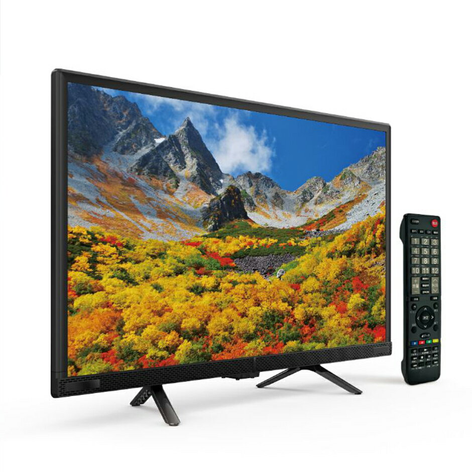 STAYER ステイヤー テレビ 24型テレビ 地上波 BS CS対応 24V型ハイビジョン液晶テレビ 外付けハードディスク ( HDD ) 対応 裏番組録画対応 壁掛け対応 天気予報 災害情報 dデータ 視聴中録画 留守録 ブラック 液晶テレビ 24インチ sty