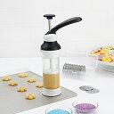 クッキープレス 型抜き クッキー キッチン用品 製菓用品 製菓道具 調理器具 ディスクケース付き クッキープレスディスクセット レバーを押すだけ キッチン雑貨 定番 お菓子作り 子供 おやつ 手作り 便利グッズ