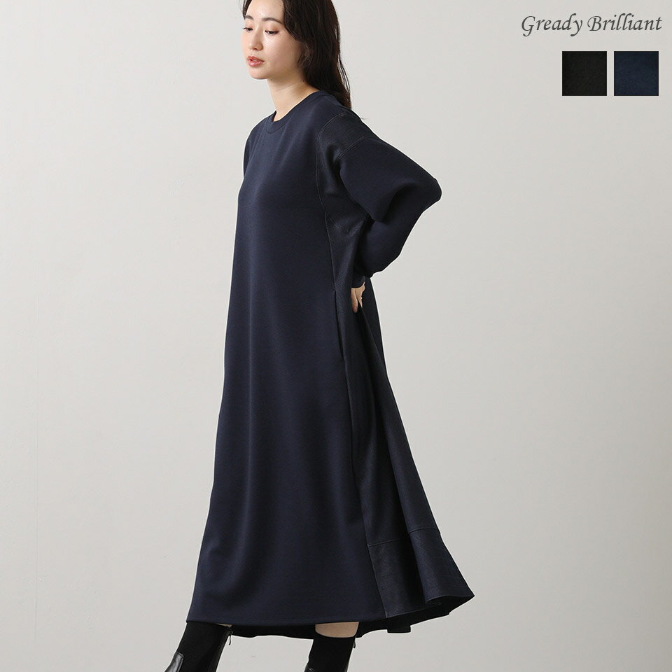 【本日限定スペシャルクーポン配布中！】《スーパーSALE特別価格》【SALE 70%OFF】グレディブリリアン TRデニムドッキングワンピース / Gready Brilliant