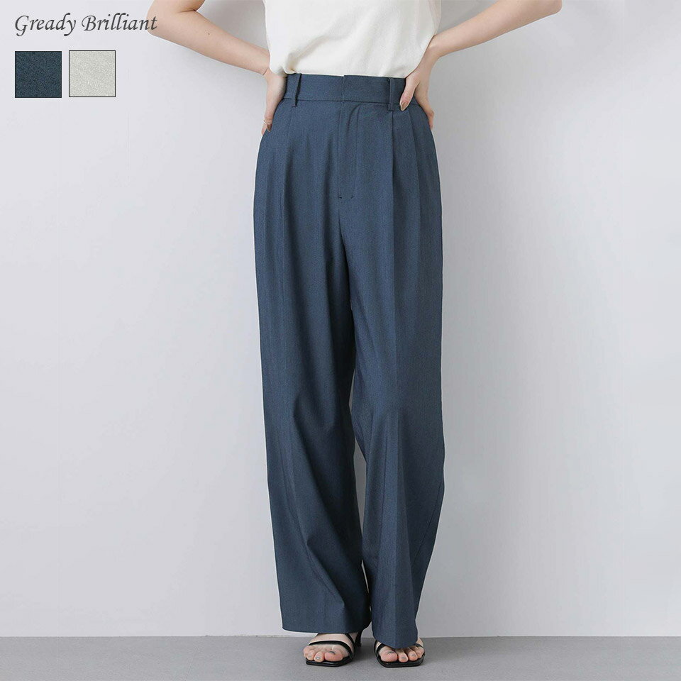 【《4時間限定》 最大20％OFFクーポン配布中 & ポイント最大20倍キャンペーン 『 6/10(月) 20:00～23:59 』】【SALE 40%OFF】＜さらに10％OFF＞RLi2タックセミワイドパンツのサムネイル