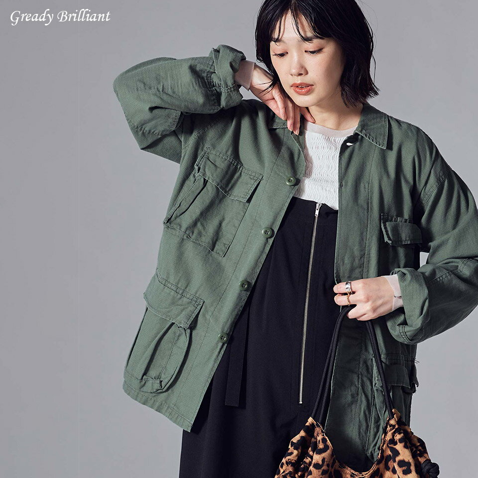 Rakuten - 【※本日限定※スペシャルクーポン配布中！】グレディブリリアン ロスコBDUSHIRTS ROTHCO BDU ミリタリー リップストップ コットン ウォッシュ加工 ヴィンテージ レディース 大人 春 夏 / Gready Brilliant