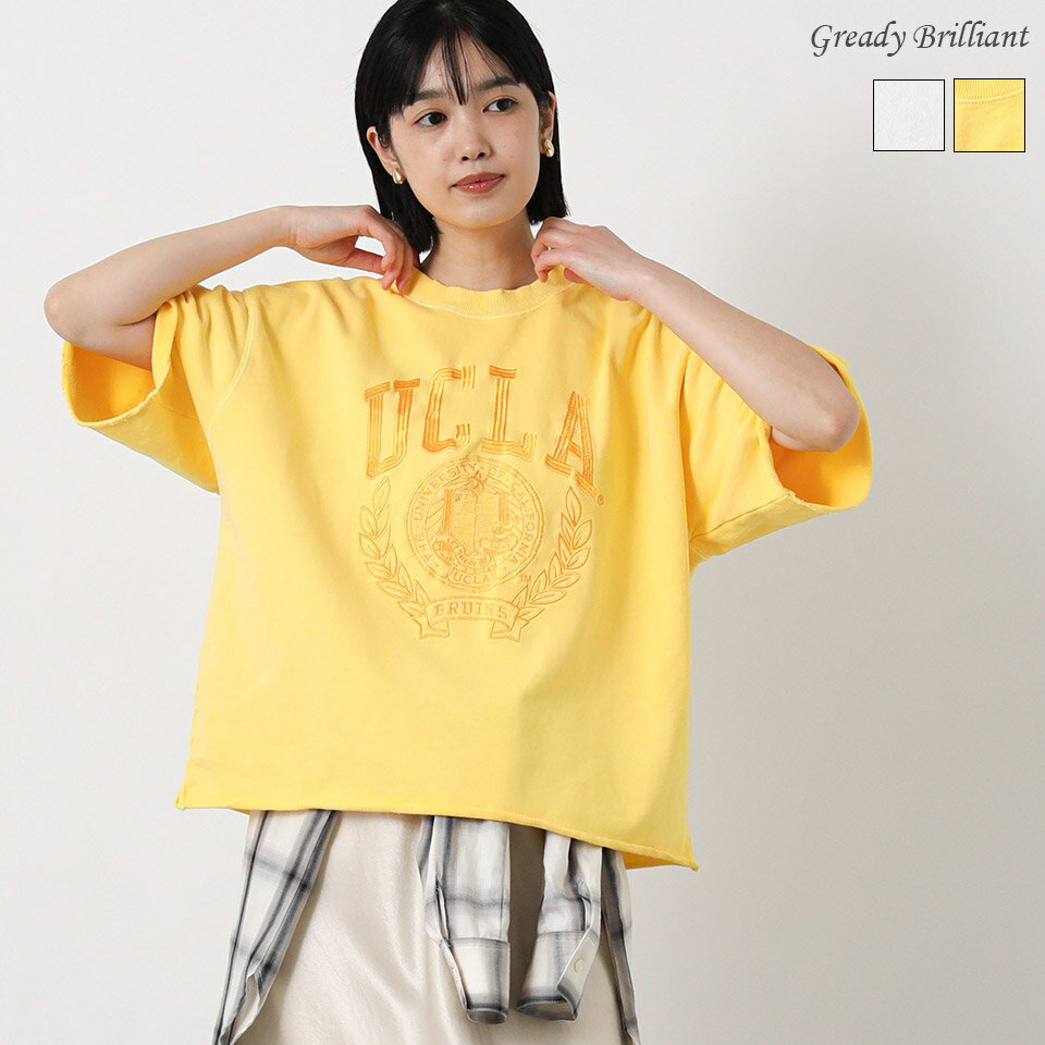 Rakuten - 【※本日限定※スペシャルクーポン配布中！】グレディブリリアン カレッジロゴ裏毛HS / Gready Brilliant