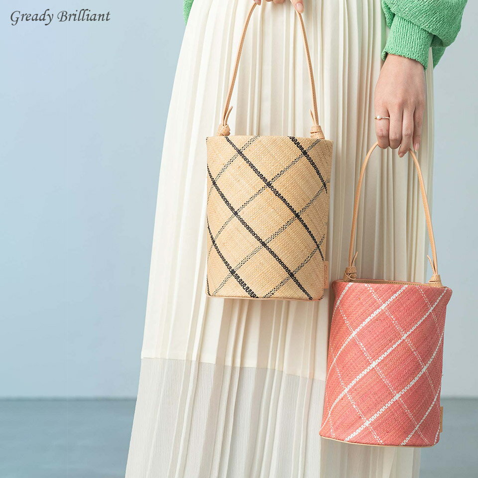 【《4時間》最大20％OFFクーポン配布中 ＆ ポイント最大20倍還元！『 7/10(水) 20:00～23:59 』】【SALE 40%OFF】PAPILOラフィアバケツバッグのサムネイル