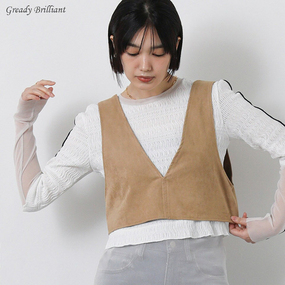 Rakuten - 【※本日限定※スペシャルクーポン配布中！】グレディブリリアン ECOスエードビスチェ / Gready Brilliant