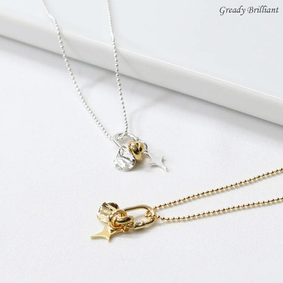 Rakuten - 【※本日限定※スペシャルクーポン配布中！】グレディブリリアン チャームリングネックレス / Gready Brilliant