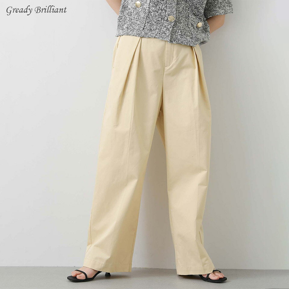 重ねインタックチノパンツ