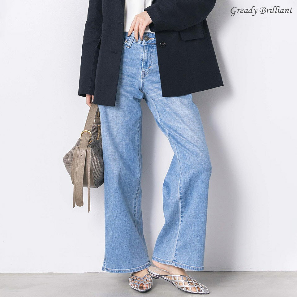 【《本日限定》ご愛顧感謝デークーポン配布中！＆ポイント最大15倍キャンペーン！】Gready Brilliant LISAセミワイドパンツ / グレディブリリアン