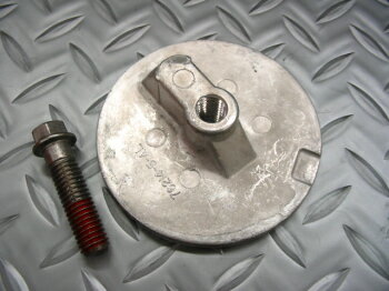 ・【MERCURY】アノディック プレート・円形/97-76214T5