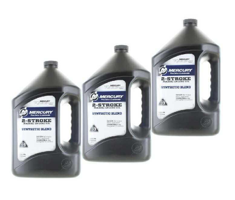 ・【MERCURY】 2ストローク『レーシングオイル』3.78L×3本セット