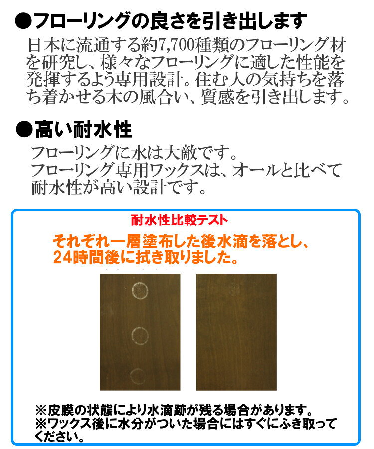 フローリング専用ワックス 1L 1リットル 約60畳分　耐久1年　リンレイ