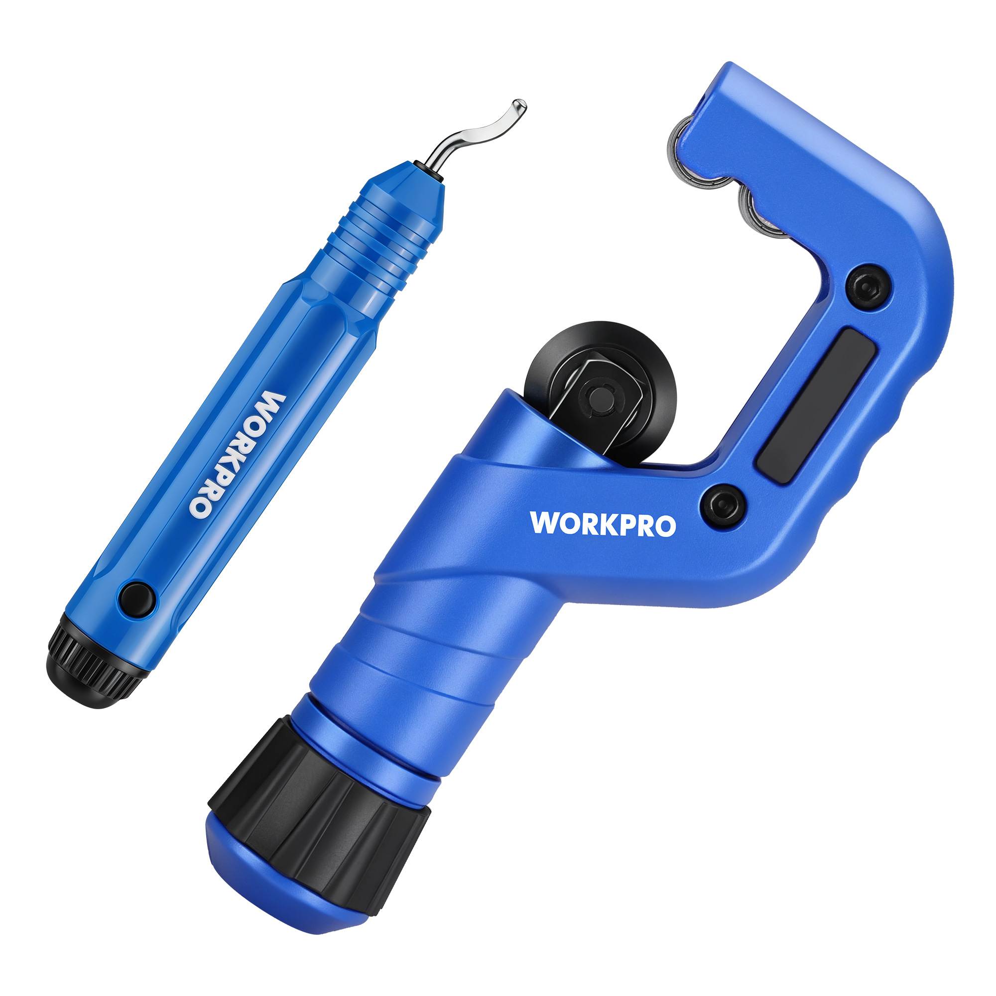 Rakuten - WORKPRO パイプカッター 切断能力6〜50mm バリ取りバー付き アルミ合金ボディー 軸受鋼ブレード 薄肉アルミ管・銅管・塩ビ管対応可能