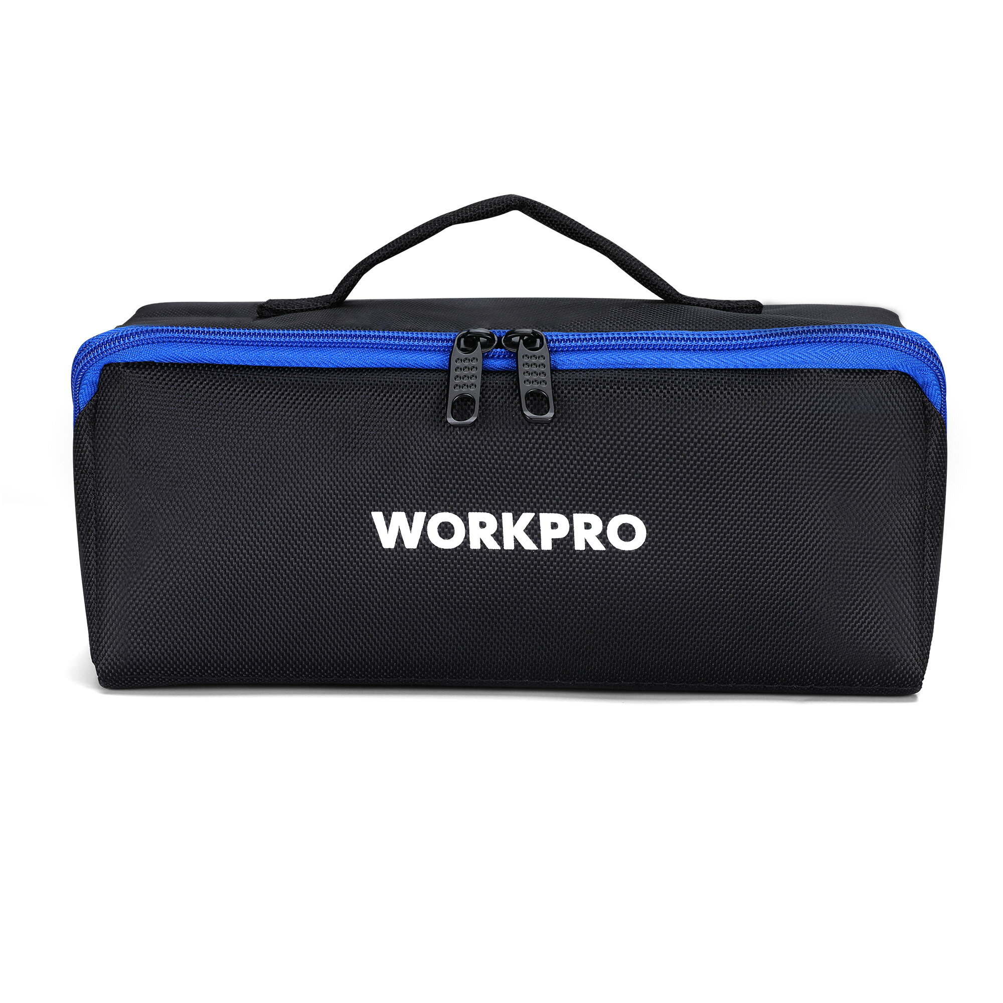WORKPRO ツールバッグ パカットバッグ ヒッポケース 布製工具ケース 工具ケース 工具収納 工具袋 道具袋 長さ265×幅110×高さ115mm 大口収納 大開口 大容量 1680Dオックスフォード 修理 作業 電気 車載 家庭 大工用 アウトドア用 手持ち付き 2