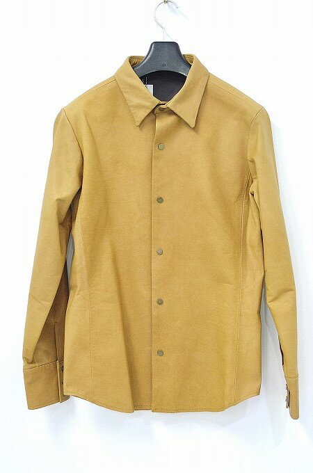 【新品同様】 BACK BONE （バックボーン）BABY BUFFALO LEATHER SHIRT ベビーバッファローレザーシャツ M OKA BACKBONE ブルゾン【中古】 シャツジャケット