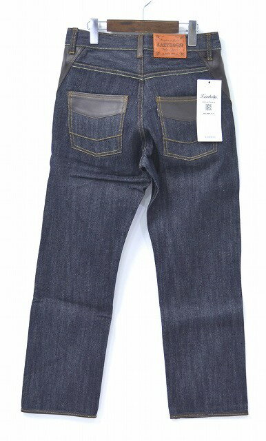 【新品】XANTHOUS (ザンザス) LEATHER CHANGE DENIM PANTS INDIGO L レザーチェンジ デニムパンツ　JEANS ジーンズ 2