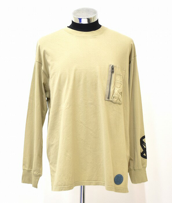ڿʡ FACETASMʥեåEMBLEM POCKET TEE Ĺµ ֥ ݥå T 롼ͥå ץT-SHIRT LOGO  L/S ANARCHY ʡ BEIGE 4 MADE IN JAPAN GRAPHIC BIG TEE MA-1 åȥ MADE IN JAPAN Tee Ĺµ