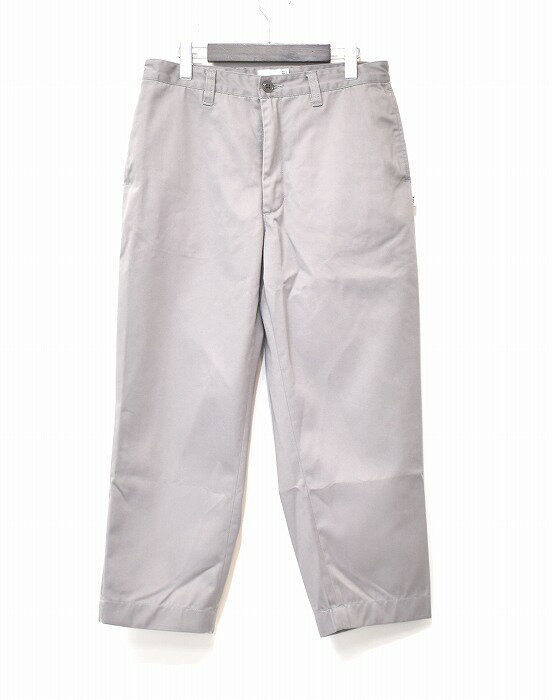 WTAPS (ダブルタップス) KHAKI / TROUSERS. COTTON. TWILL 191GWDT-PTM01 カーキ トラウザーズ コットン ツイル チノ パンツ GRAY 02（M）ワーク WORK ミリタリー アーミー ARMY MILITARY LOGO ロゴ 定番 ストリート ファティーグ BDU 65/35 IN JAPAN