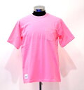 【新品】 WTAPS (ダブルタップス) BLANK SS 04 / TEE. COPO 191ATDT-CSM04 半袖 ポケットTシャツ PINK S ポケT クルーネック MADE IN JAPAN ビタミン ビビット 蛍光 無地 アメカジ 裏原 ストリート LOGO ロゴ ARMY アーミー ミリタリー カットソー T-SHIRT おしゃれ SMALL