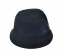 【新品】 SEVESKIG (セヴシグ) Imabari Corduroy towel B Hat イマバリ コーデュロイ タオル ハット AC-SV-NSS-1017 LOGO ロゴ 刺繍 EMB Bucket バケットハット CAP キャップ BLACK L MADE IN JAPAN おしゃれ ストリート 帽子 セブシグ COTTON コラボ 今治 愛媛