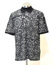 【新品】 COOKMAN （クックマン） Polo Shirts Paisley ペイズリー ポロシャツ S/S 半袖 Black L 231-31279 プリント PRINT グラフィック バンダナ BANDANA 総柄 ユニセックス おしゃれ ストリート アメカジ SURF サーフ アウトドア LARGE