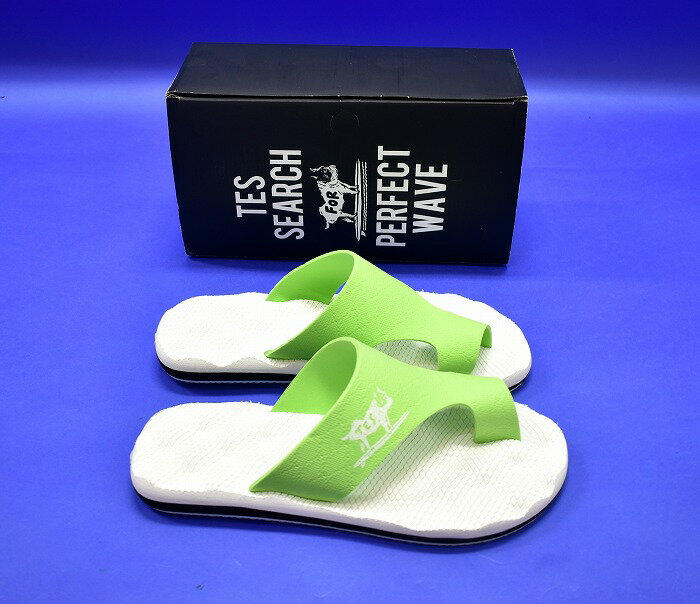 ڿʡ The Endless Summer ʥ ɥ쥹ޡNINJA WAVE SANDAL ˥󥸥   Ǧ 0574700 L WHITE / GREEN ֥ BUHI TES ݡ ȥɥ LOGO  EVA/RUBBER  ȥɥ SURF    2ȡ 2TONE