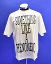 yVizPHENOMENONitFmmjSOMETHING LIKE A PHENOMENON TEE TVO CN A tFmm S TVc LOGO S/S T-Shirt  MCM WHITE XL GV[G OWA[  Xg[g MADE IN JAPAN COTTON PH-005 Jbg\[   