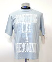 yVizPHENOMENONitFmmjSOMETHING LIKE A PHENOMENON TEE TVO CN A tFmm S TVc LOGO S/S T-Shirt  MCM SMOKE BLUE L GV[G OWA[  Xg[g MADE IN JAPAN COTTON PH-005 Jbg\[   