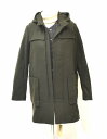 【新品】 bassike (ベイシーク) MINIMAL MILITARY COAT ミニマル ミリタリーコート JACKET ジャケット メルトン ARMY アーミー HOODIE フーディー OLIVE S WOOL MADE IN ITALY SMALL おしゃれ