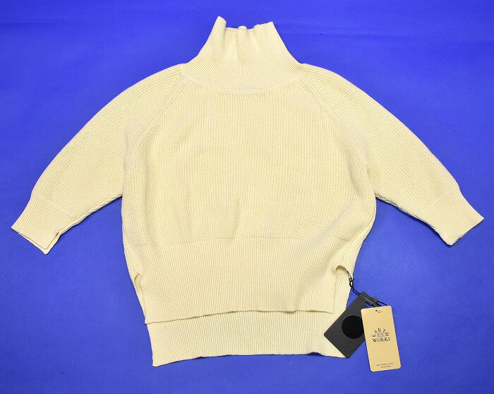 【新品】bassike （ベイシーク） Turtle Neck Cropped Sweater タートルネック クロップド セーター KN..
