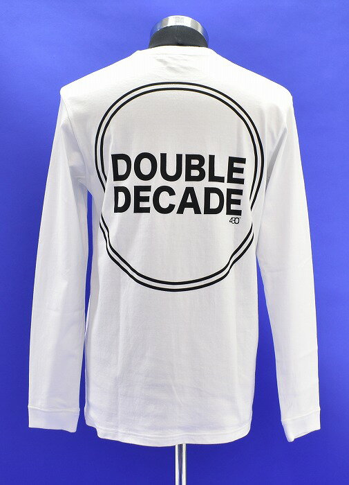 【中古】 430 FOURTHIRTY (フォーサーティー) DOUBLE DECADE CIRCLE L/S TEE ダブルディケイド サークル長袖Tシャツ ロンTee クルーネック プリントT-SHIRT ロゴ LOGO WHITE 2