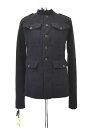 【新品】 GREG LAUREN (グレッグローレン) THE CASHMERE WW1 JACKET ミリタリー ジャケット エポーレット アーミー ARMY ブルゾン オフィサージャケット BLACK 2 US Military 世界大戦