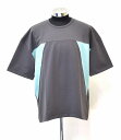 【新品】 MISTERGENTLEMAN (ミスタージェントルマン) OVER YORK SWITCHED BIG TEE オーバーヨーク スイッチド ビッグTシャツ S/S 半袖 クルーネック カットソー GREY L Mr.GENTLEMAN MADE IN JAPAN