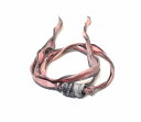 【新品同様】DESENCADENAR(デセンカーディナル)レース リボン ブレスレット Bracelet チョーカー ネックレス NACKLACE PINK×G...