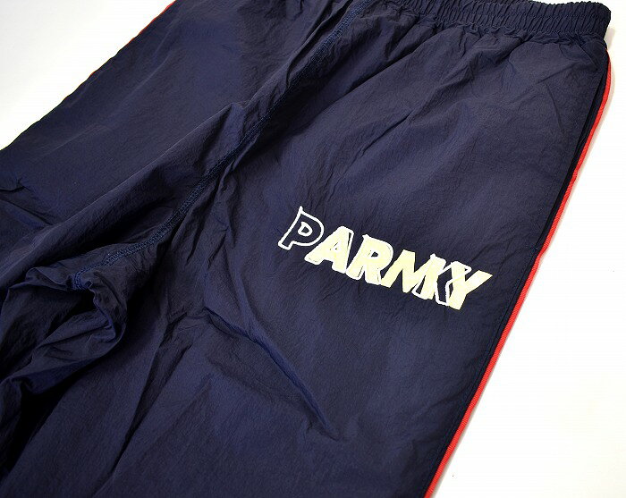 【新品】THE PARK SHOP （ザ パークショップ）PARMY TRAINING PANTS パーミートレーニングパンツ イージーパンツ ライン ジョガー スポーツ アウトドア NAVY Adult M ストリート アメカジ カジュアル