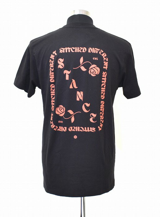 ڿʡSTANCEʥ󥹡STEM SS TEE ƥ Ⱦµ T LOGO  THE CREW-NECK PRINT T-...