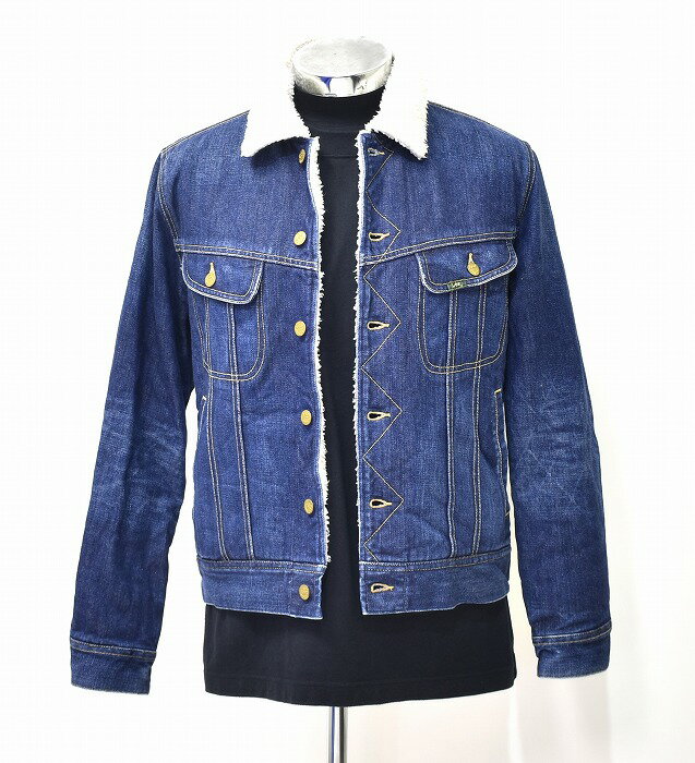 【中古】 Lee （リー）LT0523 BOA STORM RIDER デニム ジャケット ボア ストームライダー DENIM JACKET ブルゾン MID USED L ジージャン Gジャン 防寒 アメカジ おしゃれ VINTAGE 定番 中綿