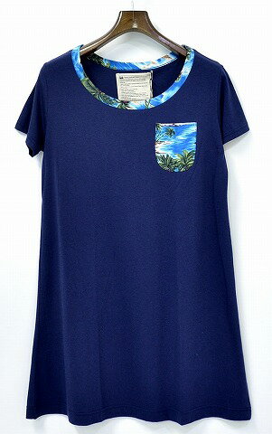 ڿʡۡڥǥ ink () Remake Hawaiian One-piece ᥤϥ磻ԡ FREE NAVY T Ⱦµ