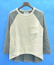  WJKW (ダブルジェーケーダブル) DUALE LAYERED RAGLAN TOP OFF WHITE ウールニット トップス カットソー ダブルジェイケイダブル