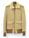 【中古】 RON HERMAN VINTAGE （ロンハーマン ヴィンテージ） ムートンブルゾン 1（S） BEIGE R.H. VINTAGE ジャケット ブルゾン