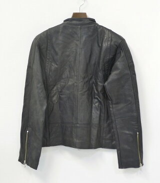 【新品同様】 EINS（エインズ） Reproduct Single Leather Riders Jacket リプロダクト レザー ライダースジャケット BLACK 2