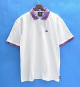 【新品同様】 ENHALE (インヘイル)LAYERED CAMO POLO SHIRT WHITE M レイヤードカモ ポロシャツ 半袖 S/S