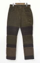 【新品同様】 MADE by HEALTH (メイドバイヘルス) DROP Corduroy Pants BROWN S コーデュロイパンツ リメイク REMAKE 切り替え 【中古】古着 アメカジ ストリート おしゃれ