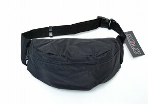 【新品】 MELO （メロ） MEDIUM WAIST BAG (K1) ミディアムウエストバッグ RAVEN