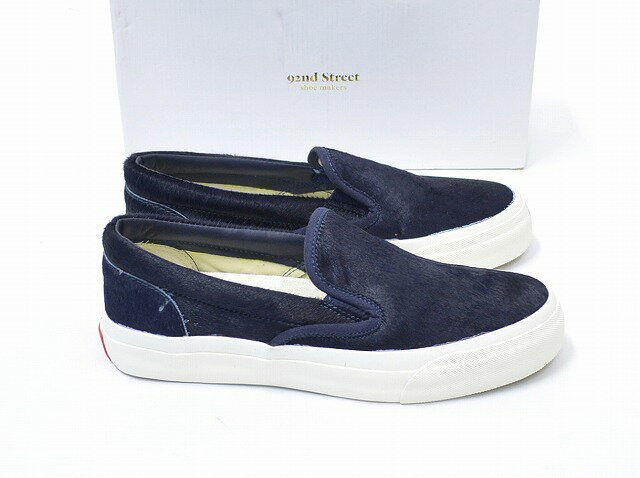 92nd Street Shoe Makers (ナインティセカンドストリート シューメーカーズ) ポニースリッポン NAVY US10 ネイビー PONY SLIP-ON スニーカー シューズ 靴