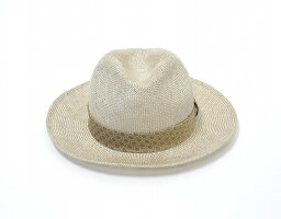 【新品】Mr. GENTLEMAN (ミスタージェントルマン) PANAMA HAT パナマハット IVORY M アイボリー STRAW ストロー 麦わら brim ロングブリム ワイドブリム　MISTERGENTLEMAN 帽子 キャップ