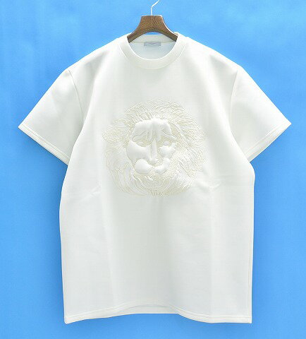 【新品同様】 DI MORABITO （ディ・モラビト） LION FACE TEE ライオンフェイスTシャツ XL WHITE 【中古】のサムネイル