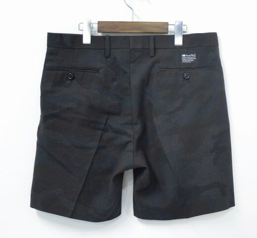 【中古】 soe (ソーイ) SHADOW CAMOUFLAGE WOOL SHORT シャドーカモフラージュウールショーツ 2 CAMO ショートパンツ ハーフパンツ